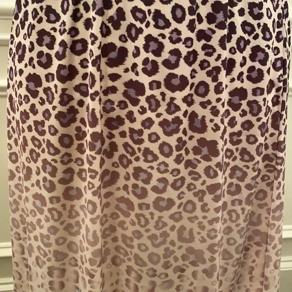 WD.NY Ombré Leopard MIDI Skirt - Picture 3 of 7